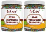 La Casa Star Shaped Sprinkles 250 Gm (Pack Of 2)