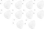 Benison India White N95 Anti Pollution Mask (Pack Of 10)