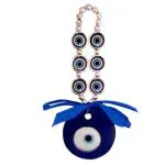 PASCAL Evil Eye Hanging for Home Decor Turkish Nazar Battu Charms Protection & Good Luck Office Gifting Success Health Wealth Showpiece Door/Wall Vastu Zodaic Office Car Money Shop Business (4 Eyes)
