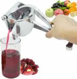Sui Generis Manual Fruit Press Juicer Stainless Steel Heavy Duty Handhold Press Fruit Manual Juicer