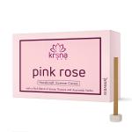 VEDANUM Charcoal Free Rose Organic Air Purification Incense Sticks