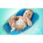 Babies Bloom Blue Baby Bath Pad Tub Pillow Soft Seat Cushion For Newborn