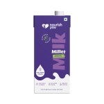 Nourish You Plant Based Millet Mlk with goodness of Ragi, Jowar, Bajra & Oats | Dairy Free | Anti-biotics free | Preservatives free | Healthy Vegan Creamy Mlk Unsweetened | No-added sugar | 1 L