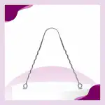 Nurpi steel tongue cleaner | zigzag shaped tongue scraper | 100% pure stainless steel for adults Easy to Use pack of 1