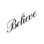 SIMPLY INKED Believe Temporary Tattoo, Designer Tattoo for all (Believe tattoo) Pack of 2