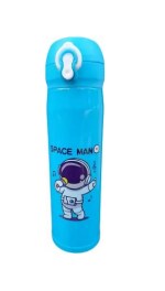 Esmi Stainless Steel Space Astronaut Character Water Flask | Bottle for Kids |Best Gift for Kids | Blue Water Bottle 500ml