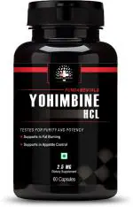 Healthy Nutrition -Just for the Health of it Yohimbine HCL Vegan for Fat Loss and Metabolism - 60 capsules