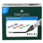 Faber-Castell Whiteboard Marker - Black, Pack of 10