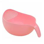 VENIK WASHING BOWL STAINER - FOR RICE,PULSES,FRUITS & VEGETABLES (PINK , 1PCS)