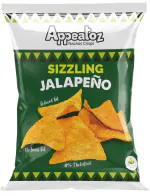 Appeatoz - Nachos Chips, Crisps Sizzling Jalapeno Nachos, Tortilla, Healthy, Tasty Savoury Snack