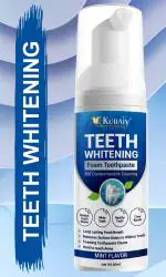 KURAIY Foam Toothpaste Teeth Whitening Mousse Toothpaste Oral Cleaning Whitening Dental Care Fruit Flavor Kids Teeth Care