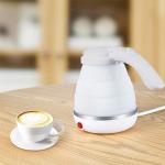 Kuppy Domnikyas Travel Electric Portable Kettle Foldable 600Ml Collapsible Kettle Food Grade Silicon 220V 50Hz Hot Water Boiler & Tea Heater For Travelling, Office And Home Use (1 Piece-Multicolor) Electric Kettle (0.6 L, Multicolor)