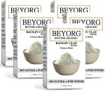 BEYORG Paraben Free Kaolin Clay Powder for Anti Acne - Pimples and Tan Removal - 500 g (pack of 5)