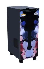 Nirblez Atta chakki Machine, Fully Automatic Domestic, Aata Maker,Ghar Ghanti, with Inside LED Light and Standard Accessories, 0.75unit / per Hour Vortex_Hexa