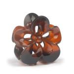 Basicare FLOWER CLAW HAIR CLIP PACK OF 2 SHELL