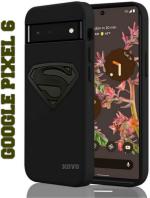 XOVO Back Cover for Google pixel 6 (Black, Dual Protection, Silicon, Pack of 1)