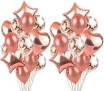 FANEX Solid Latex Birthday Decoration Balloons (Pack of 26)