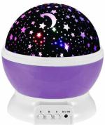 Fitaza Night Light Projector Children Kids Baby Sleep Lighting USB Lamp Night Lamp (14 cm, Multicolor)