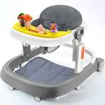 StarAndDaisy 'THE ELEGANT BABY WALKER' With Height Adjustable, Breathable cushion set BABY WALKER(Grey)
