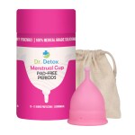 Dr. Detox Reusable Menstrual Cup - Large (Pink)