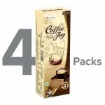 COFFEE JOY - Super Tasty Coffee Thin Biscuits - 78G (39GX2) (Pack of 4)