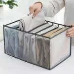 COZIECLOS 7 Compartment Wardrobe Clothes Organizers for Storage Box Drawer Organizers Storage Box Wardrobe Clothes Storage Organiser T-Shirt, Legging, Skirts, Jeans