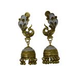 Priyansh Enterprise Handmade Gold D5 Brass Traditional Earrings For Parties, Festivals For Women