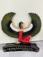BAKA Goddess ISIS / Winged Goddess of Love in Ancient Egypt Figurine For Home And Office Decoration
