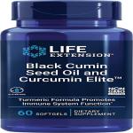 Life Extension Black Cumin Seed Oil and Curcumin Elite 60 softgels