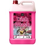 BLISS & BLUSH Dishwash Liquid 5 Liter Pink Leaves No Residue, Grease Cleaner For All Utensils, Fast Cleansing, hygienic & refreshing