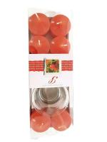 My Party Suppliers Strawberry Aromatherapy Collection Votive Candle Set with Glass Holder (pack of 8)
