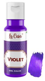 La Casa Metallic Gel Food Color - Violet 40 Ml