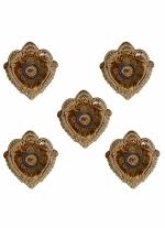 Ganapathi Enterprises Handmade Terracotta Clay Diya for Puja / Decorations / Oil Lamp / Karthigai Deepam Pack of 15