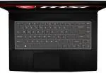 iFyx MSI Gaming Series 15.6 inch Transparent Silicone Keyboard Skin Protector Case Cover