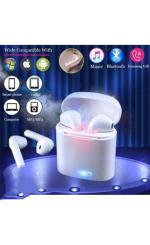 AK I7s TWS Wireless Stereo Earphones Bluetooth Airpods Bluetooth Headset (White, In the Ear)