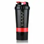 Magic Plus Spider Protein Shaker, Sipper Bottle, Gym Bottle, Leak proof Cycling Water Bottle - 600 Ml (Pack of 1, Red, Plastic)