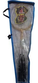 Jsp Multicolor Ultra Power Badminton Rackets Strung Racquet (Pack Of 2)
