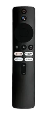 REMOTE HOUSE RH1705 Remote Control Compatible for MI TV Redmi TV Remote Control with Netflix Prime Video hotstar Keys (Black) with MIC