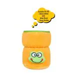 The Little Lookers Bottle Cover for Philips Avent/Wide Neck Feeders Soft Plush Stretchable Baby Feeding Bottle Cover with Easy to Hold Strap (Yellow, Wide Neck 125ml/4OZ)
