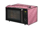 The Furnishing Tree Microwave Oven Cover for Kenstar 17 L Solo KM20SSLN Pin Check Pattern Pink