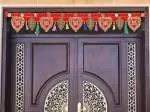 CraftVatika Swastik Design Toran for Door Latest Design Leaf Design Toranam for Diwali Decoration