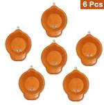 ZURU BUNCH LED Diwali light Diya Battery Operated Traditional Diya Flameless and Smokeless Water Sensor Eco-Friendly Led Diyas Candle for Home Decor, Festivals Decoration (Pack of 6)