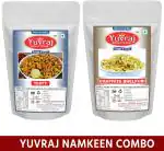 Yuvraj Testy Nut Cracker and Bhelpuri Mixture Tea Time Snacks pack (400 gm x 2 )