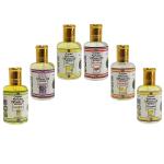 Indra Sugandh Bhandar Multipurpose Cooler Perfume And Diffuser Oil Lemongrass, Lavender, Lime Fresh, Strawberry, Orange And Pineapple With Dropper, 25 Ml Each (Set Of 6)