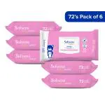 Softsens Wipes For Baby With Aloe Vera And Moisturising Lotion 72 Pcs Pack Of 6