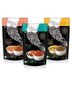 The Flavour Trail by Swani, Organic Fish Masala, Organic Amritsari Chole Masala and Organic Royal Garam Masala, 300gms (Pack of 3)