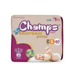 Champs Baby Diaper High Absorbent Pants- Small Size (60 Pcs)
