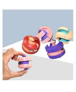 CrackaDeal Anti-Stress Rotating Marble Orbit Ball Cube Fidget Toy, Multicolor