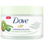 Dove Body Polish Exfoliating Scrub, Kiwi Seeds And Aloe Vera, 298 G