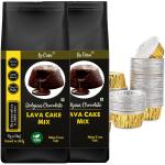 La Casa Vegan Lava Cake Mix - Belgian Chocolate 275 Gm (Pack Of 2)